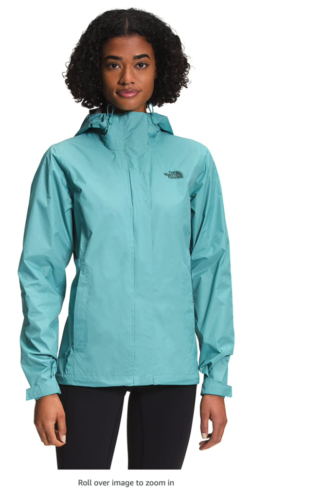 The North Face Women’s Venture 2 Waterproof Hooded Rain Jacket