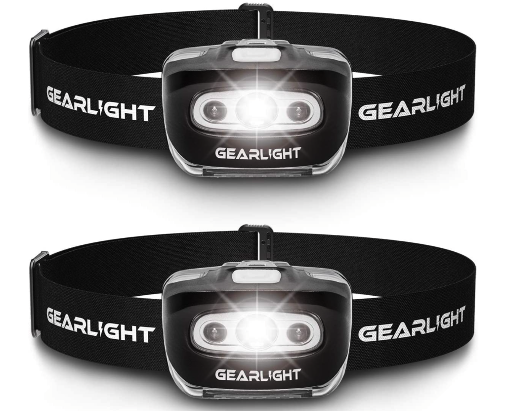 GearLight LED Headlamp Flashlight S500 [2 Pack]